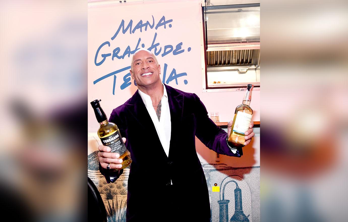 dwayne johnson red notice premiere teremana anejo tequila