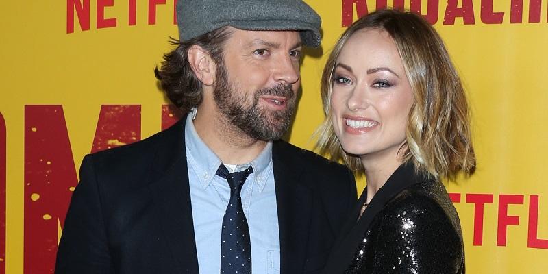 Jason Sudeikis and Olivia Wilde celebrate the premiere of "Kodachrome."