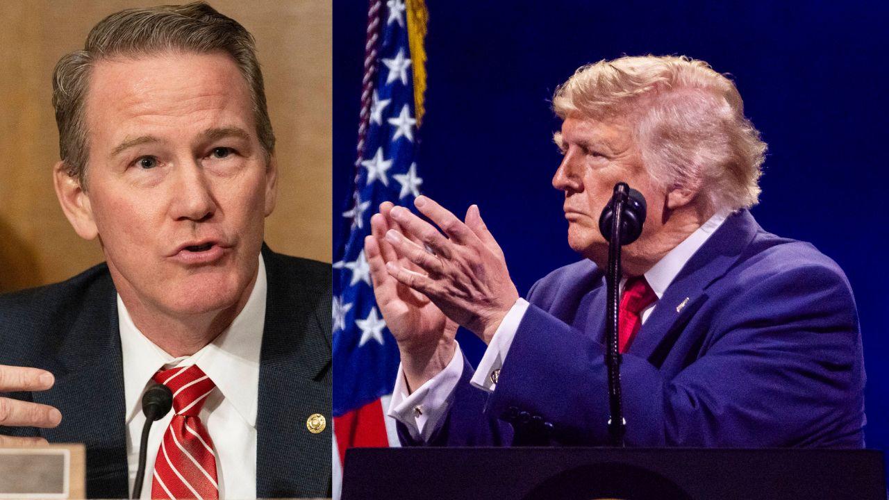 Image of Jon Husted and Donald Trump