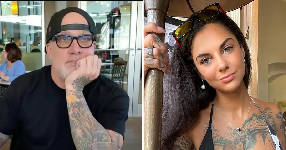 Photo of Jesse James; picture of Bonnie Rotten.