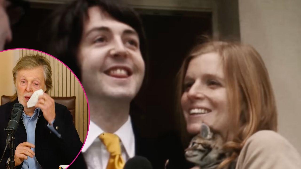 Split of Paul McCartney; Paul and Linda McCartney.