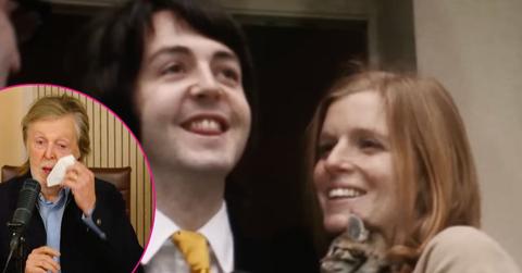Split of Paul McCartney; Paul and Linda McCartney.