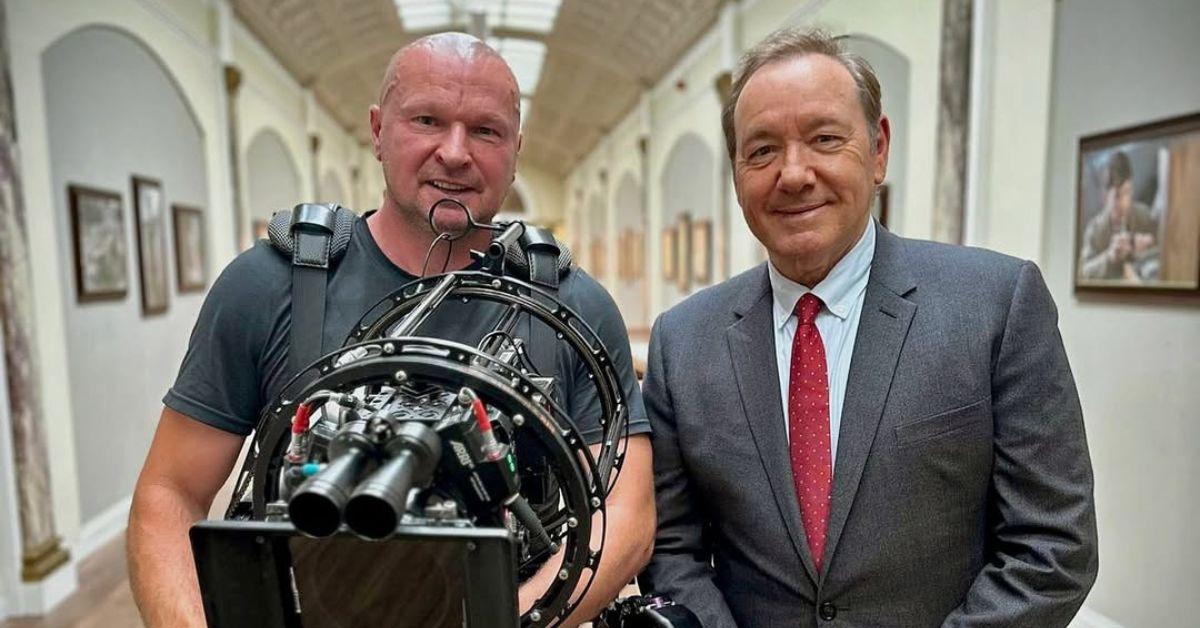 Photo of Krystian Winszewski and Kevin Spacey