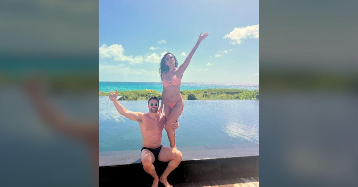 nicole scherzinger rock hard abs turks caicos fiance thom evans photos