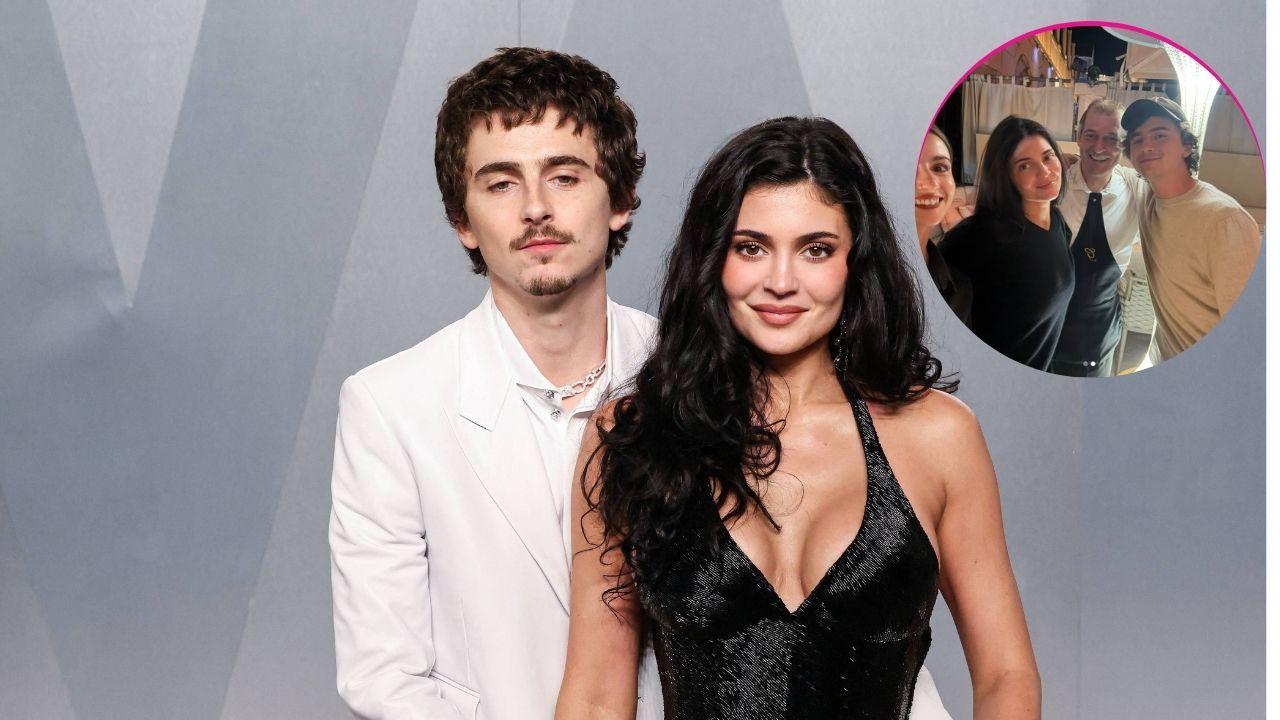 pic of Kylie Jenner and Timothée Chalamet.