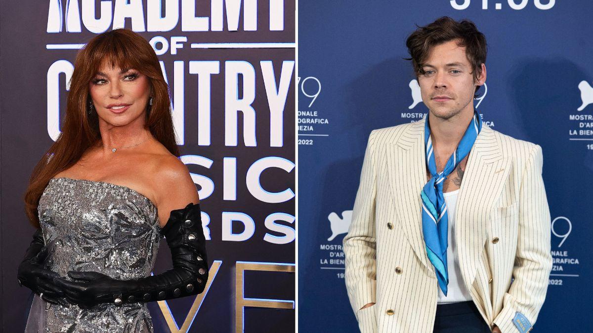 Photo of Shania Twain and Harry Styles