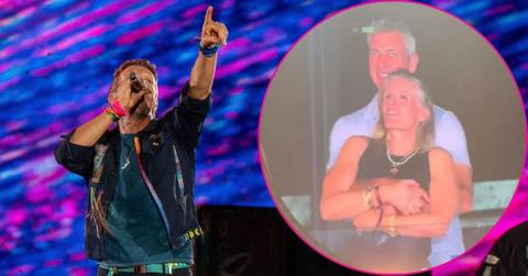 Composite photo of Andy Byron, Kristin Cabot and Coldplay.