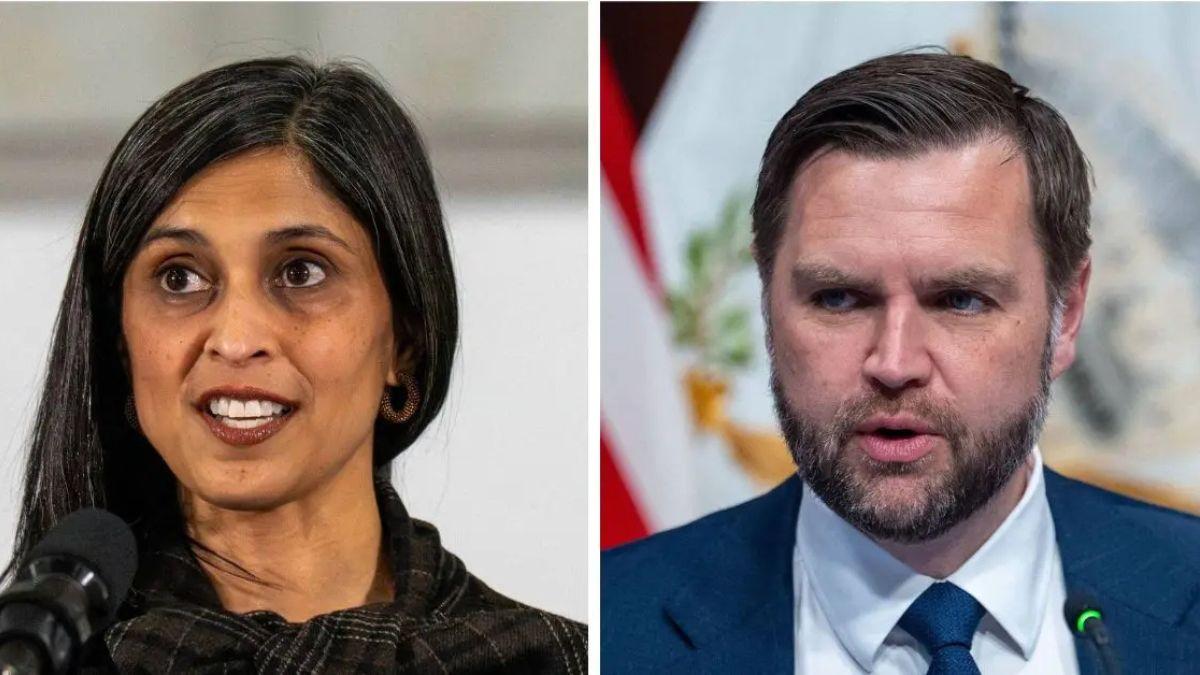 Photo of J.D. Vance and Usha Vance announced their fourth pregnancy in January.