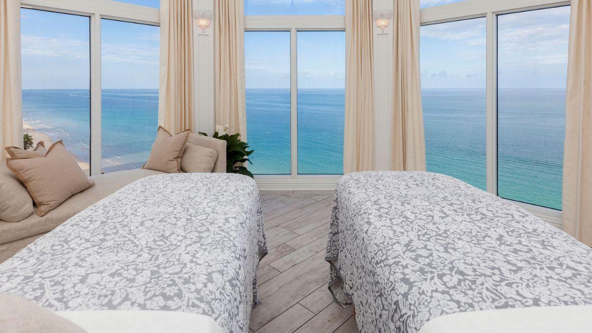 image of The spa also offers gorgeous views.