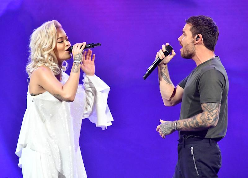 rita ora leaves stage liam payne