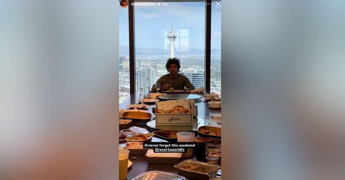 image of Benny Blanco had his alleged bachelor party in Las Vegas.