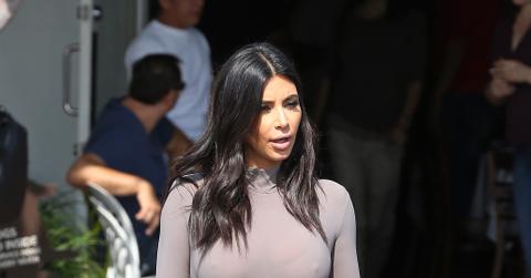 Kim Kardashian leaving Fred Segal in Beverly Hills