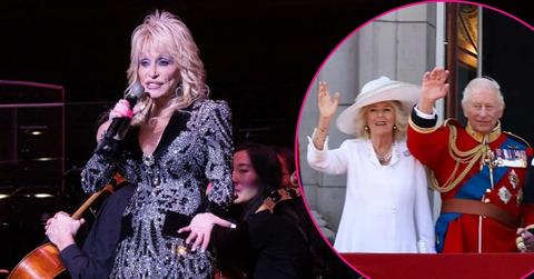 image of royals and Dolly Parton