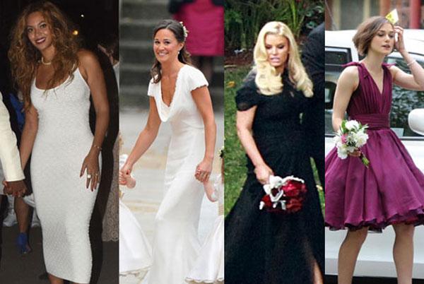 Beyoncé, Jessica Simpson & Other Celebrity Bridesmaids Who Upstaged The ...