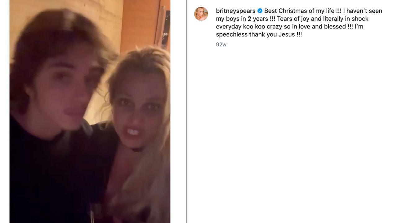 Image of The holidays have previously brought Britney Spears and Jayden James together.