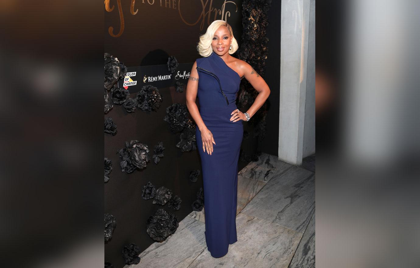 Mary J. Blige attends Toast To The Arts Presented by Remy Martin on March 2 2018 in West Hollywood California.