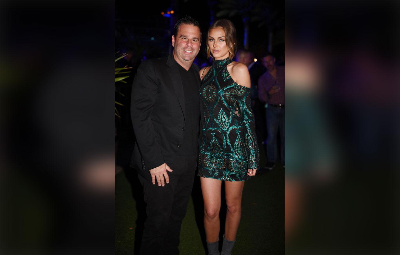 Lala Kent In Green Dress With Randall Emmett