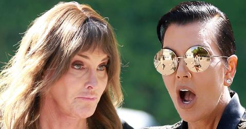 Caitlyn Jenner waiting for her car