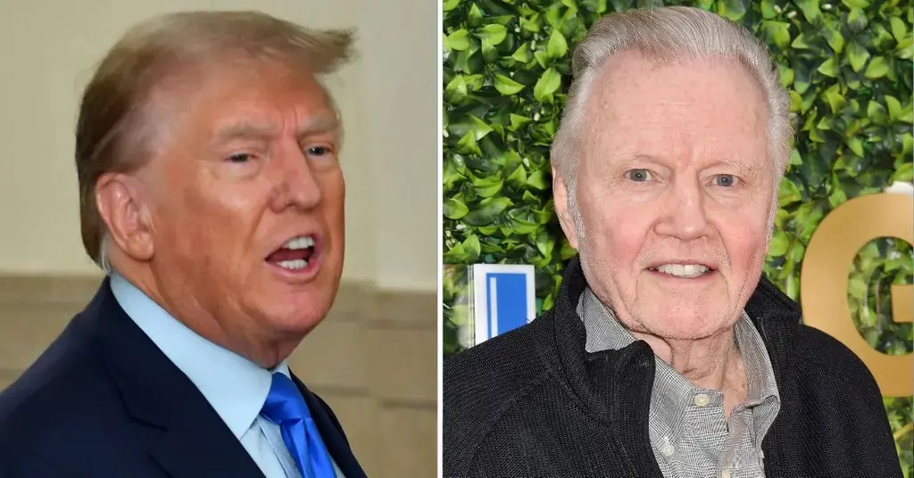 swamp jon voight gushes donald trump attacks barbaric animals video