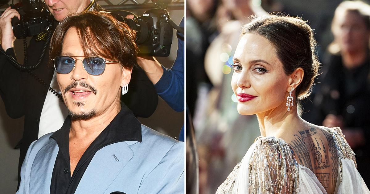 johnny depp crushing angelina jolie perfect for each other