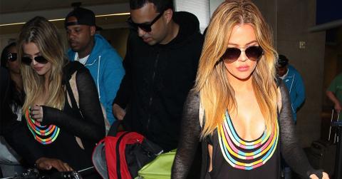 Khloe kardashian french montana tyga concert (1)