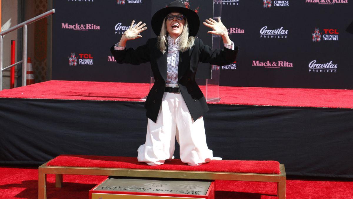 image of Rachel McAdams paid tribute to Diane Keaton during her Walk of Fame ceremony.