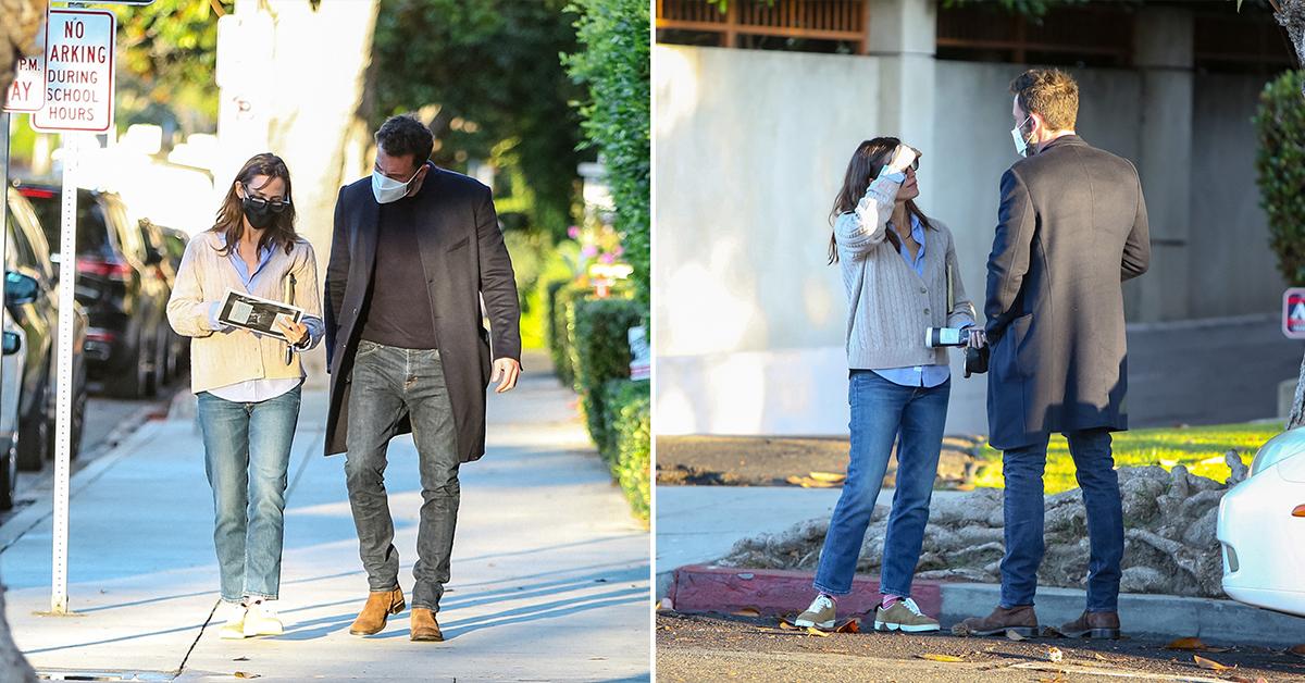 jennifer garner ben affleck spotted together errands la photos pp