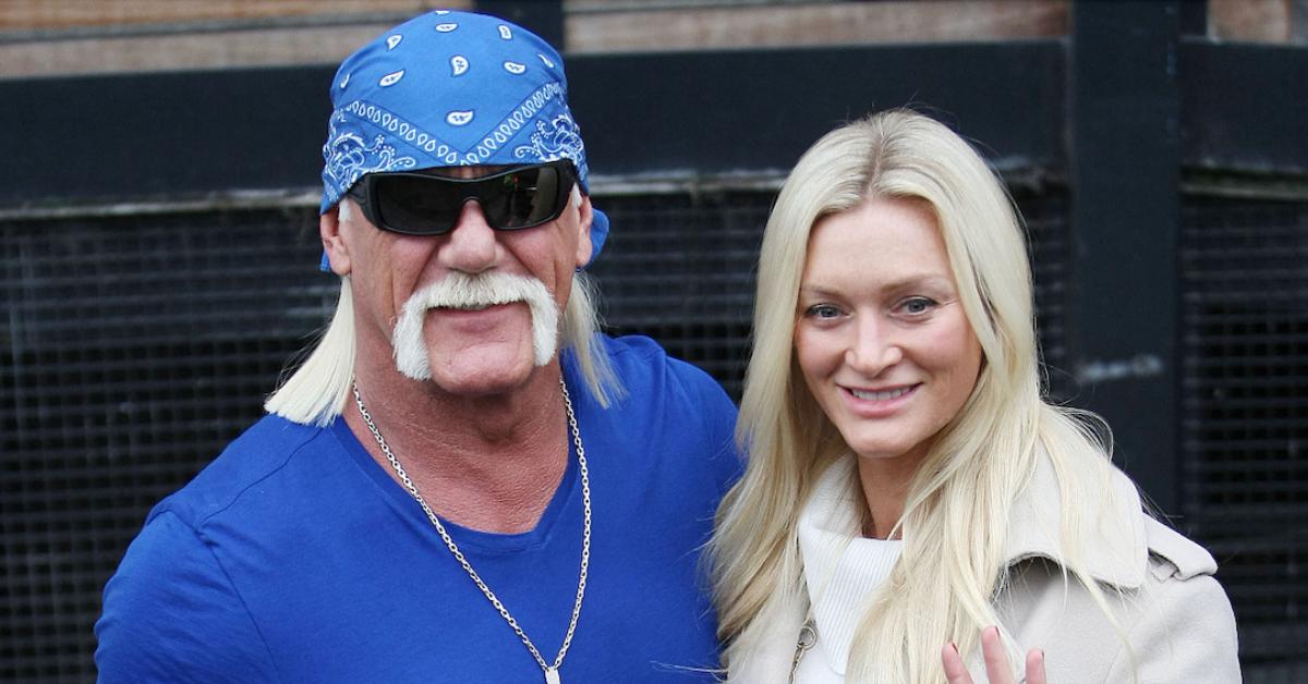 Photo of Hulk and Brooke Hogan.