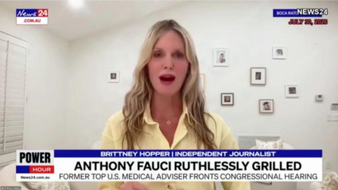 Photo of Britney Hopper claimed she got in trouble after questioning Dr. Anthony Fauci at the height of COVID-19 pandemic.