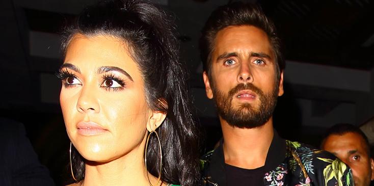 Kourtney Kardashian and Scott Disick leave 1Oak after his birthday celebration in Las Vegas, Nevada