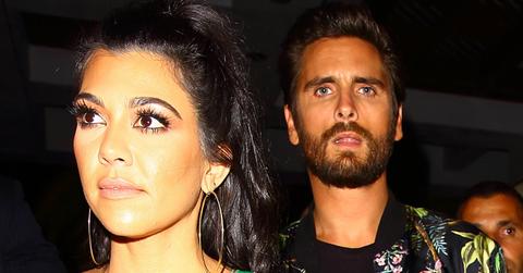 Kourtney Kardashian and Scott Disick leave 1Oak after his birthday celebration in Las Vegas, Nevada