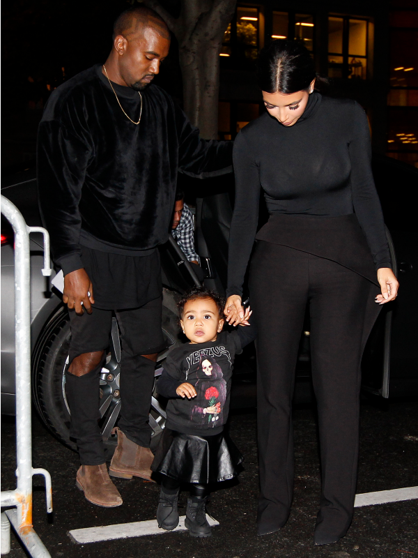 Look At Her Go! North West Takes Her First Steps In Public With Kim ...
