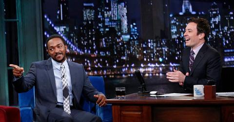 Anthony Mackie and Jimmy Fallon