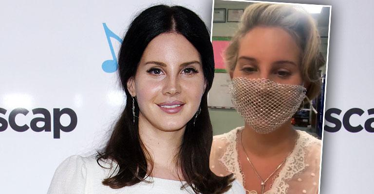 Lana Del Rey Claps Back At Haters Over Mesh Face Mask Controversy
