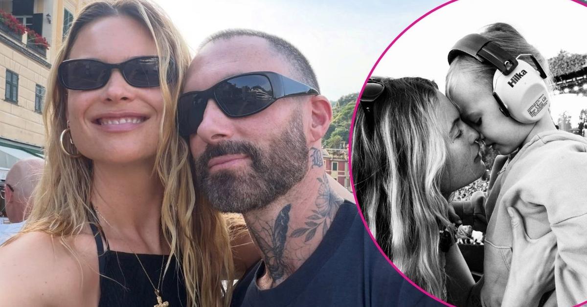 Behati Prinsloo Shares Rare Photos With Husband Adam Levine and Their Kids
