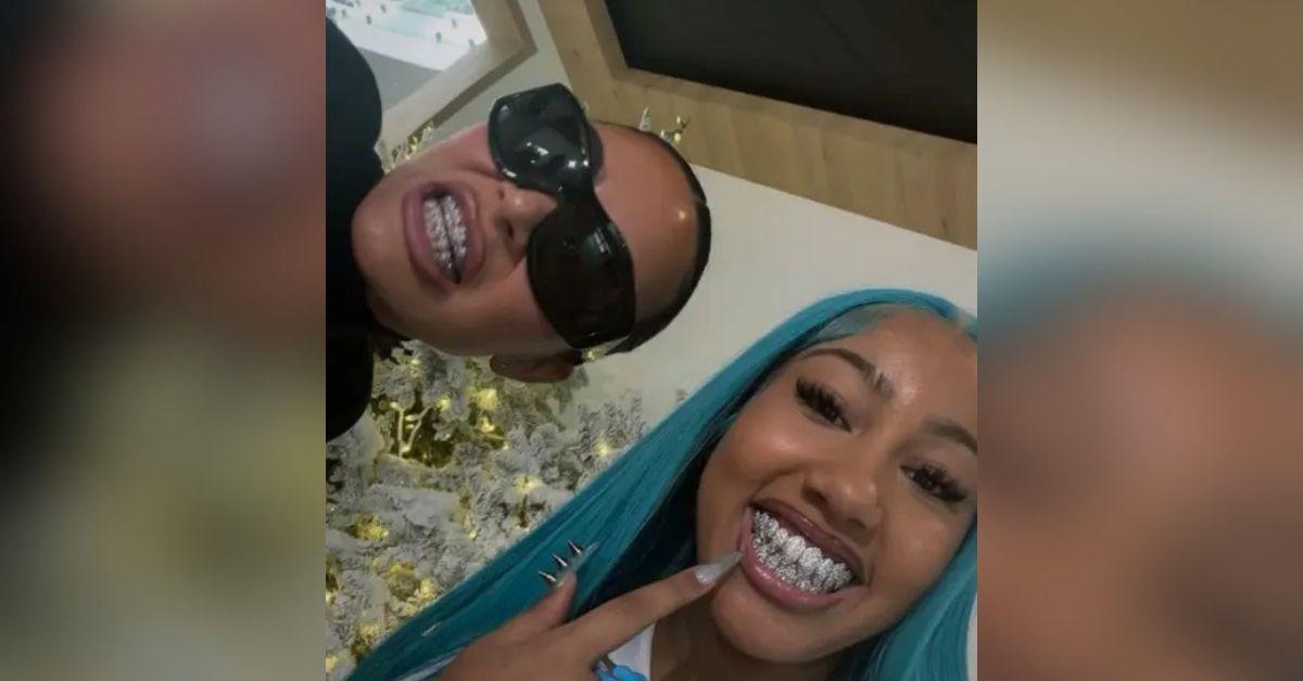 image of Kim Kardashian and her daughter North West drew attention online after showing off matching diamond grills.