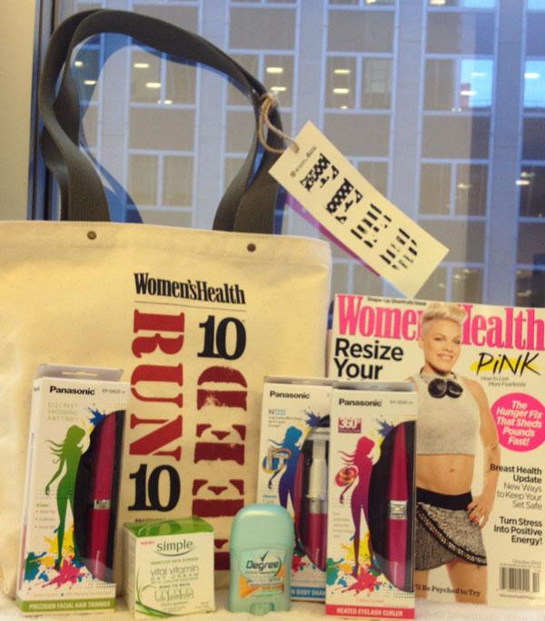 Also Win This Panasonic Beauty Bag In Our Run10Feed10 One-Day Tweetstakes  - Courtesy of Run10Feed10