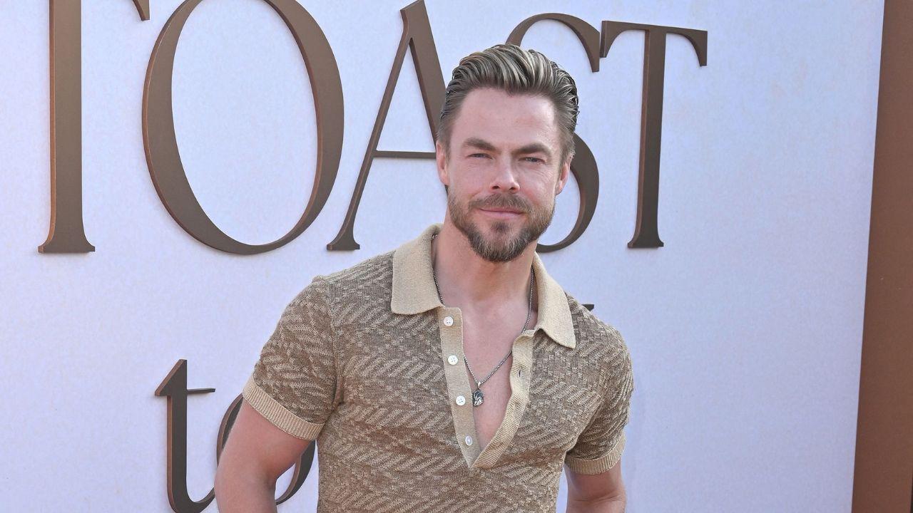 image of Derek Hough accidentally called Tyler Cameron ‘Dylan’ during the 'DWTS' premiere.