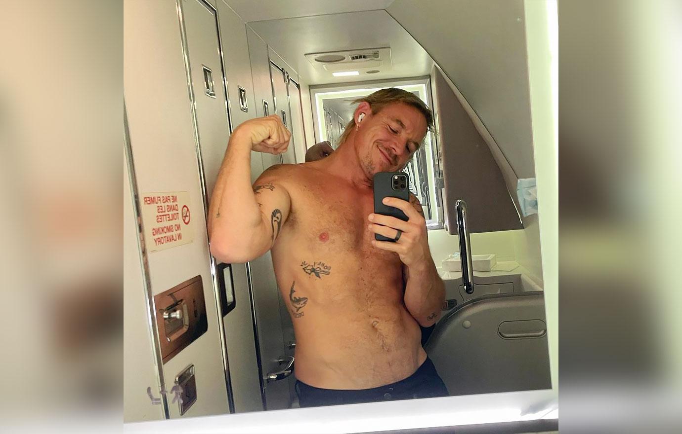 diplo posts shirtless airplane bathroom selfie as shocking sexual assault accusations arise ok