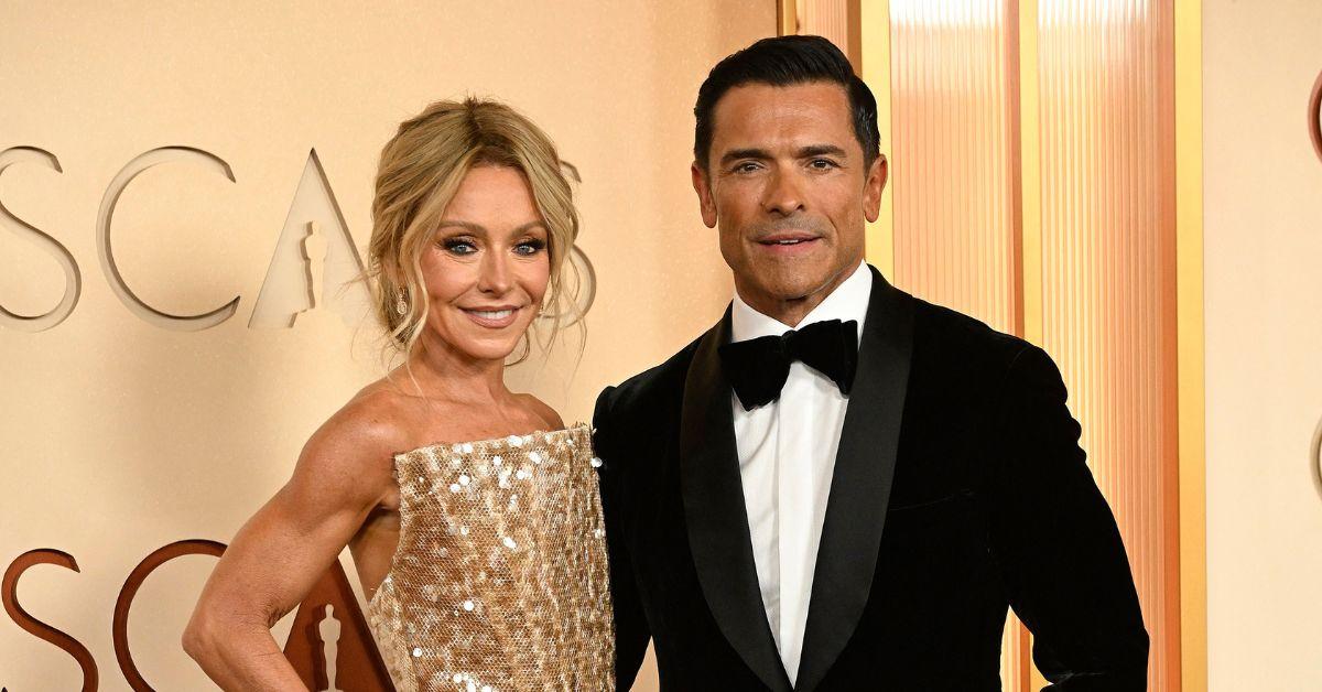 image of Mark Consuelos expressed surprise at how chaotic the space had become, questioning what was going on in there.