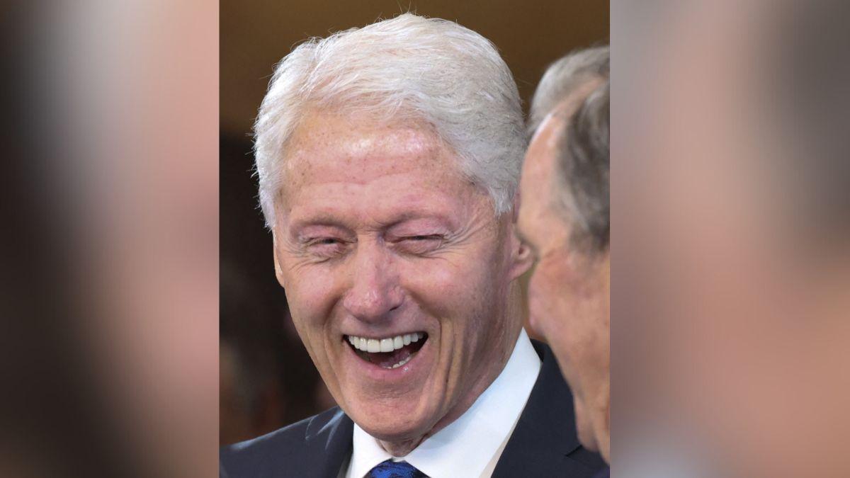 Image of The former POTUS said the woman may have been part of his traveling party.