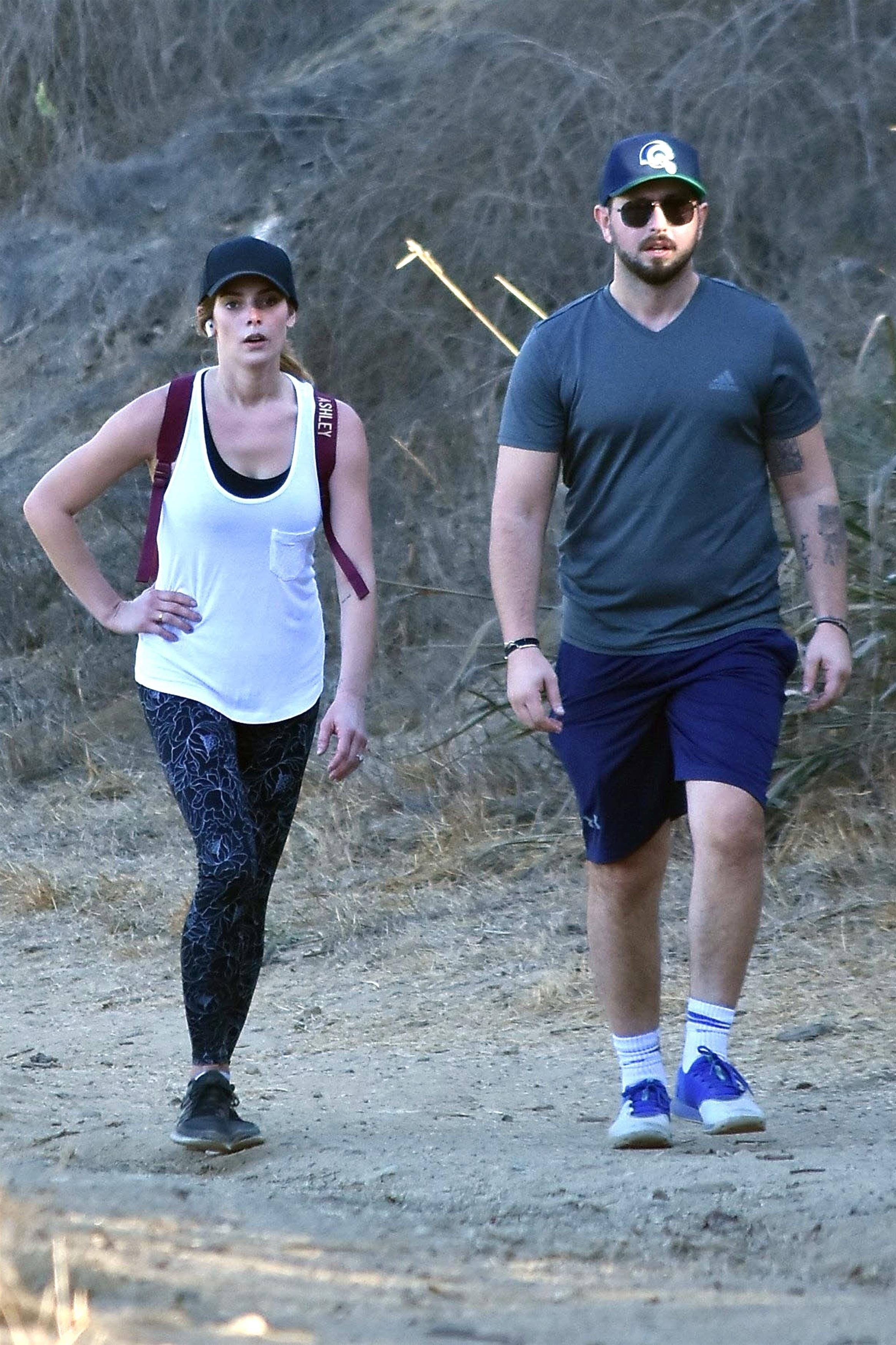 Ashley Greene and Paul Khoury enjoy an afternoon hike