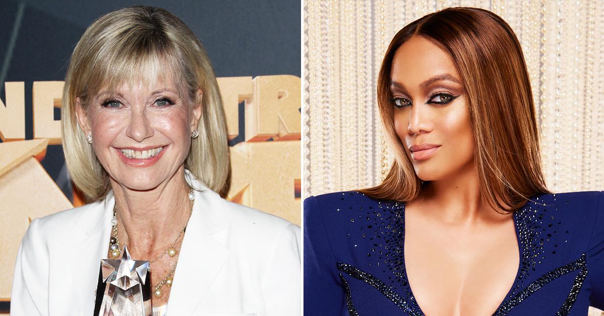 olivia newton john appear dwts grease night host tyra banks revive ratings struggling ok