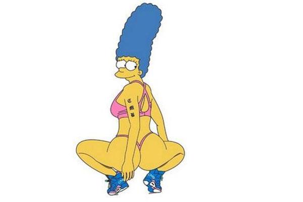 Marge simpson anaconda butt