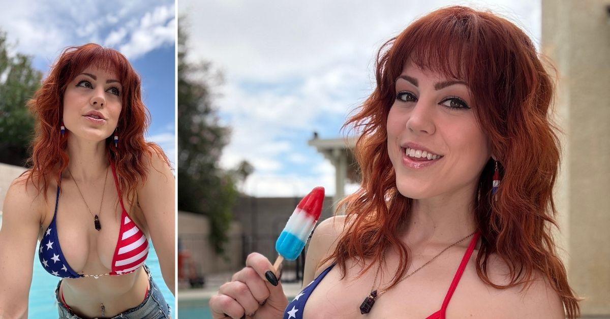 OnlyFans Star Molly Stewart Sizzles In Stars & Stripes For July 4th