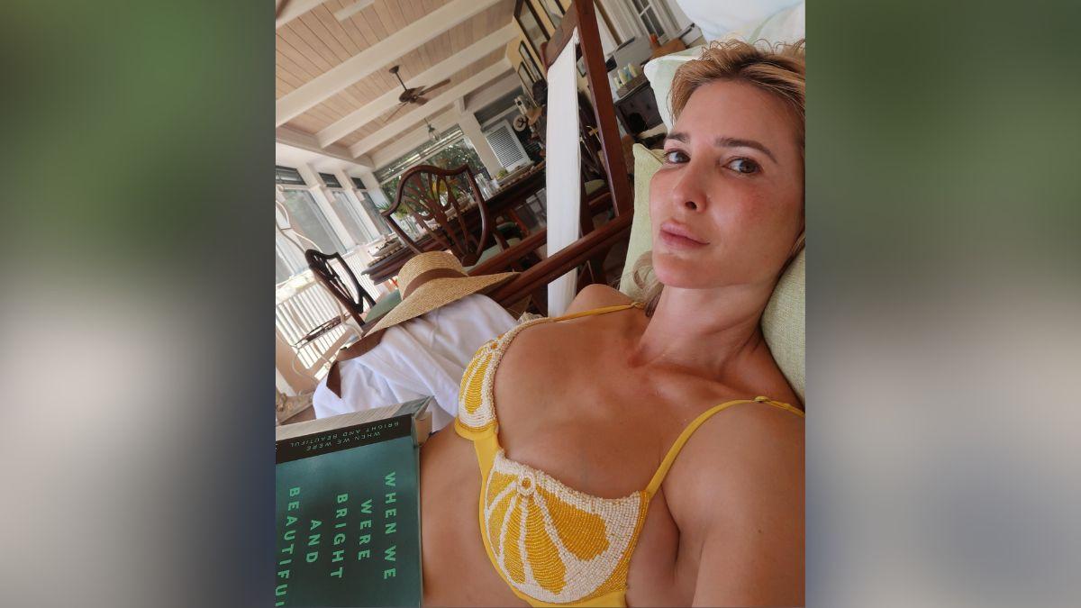 Photo of Ivanka Trump showed off her figure in multiple swimsuits while in the Bahamas.