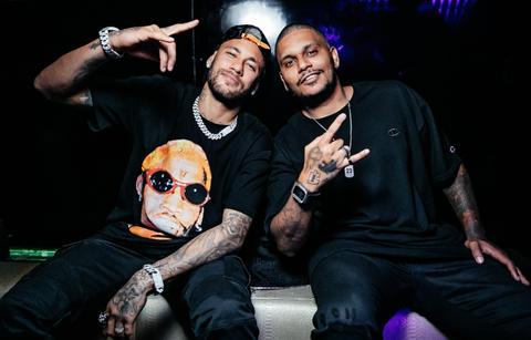 neymar jr and cris guedes at baoli miami