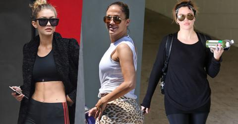 Celebrity workout bodies exercise gear