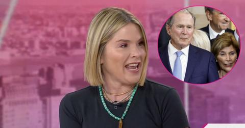 Photo of Jenna Bush Hager, Laura Bush and George W. Bush