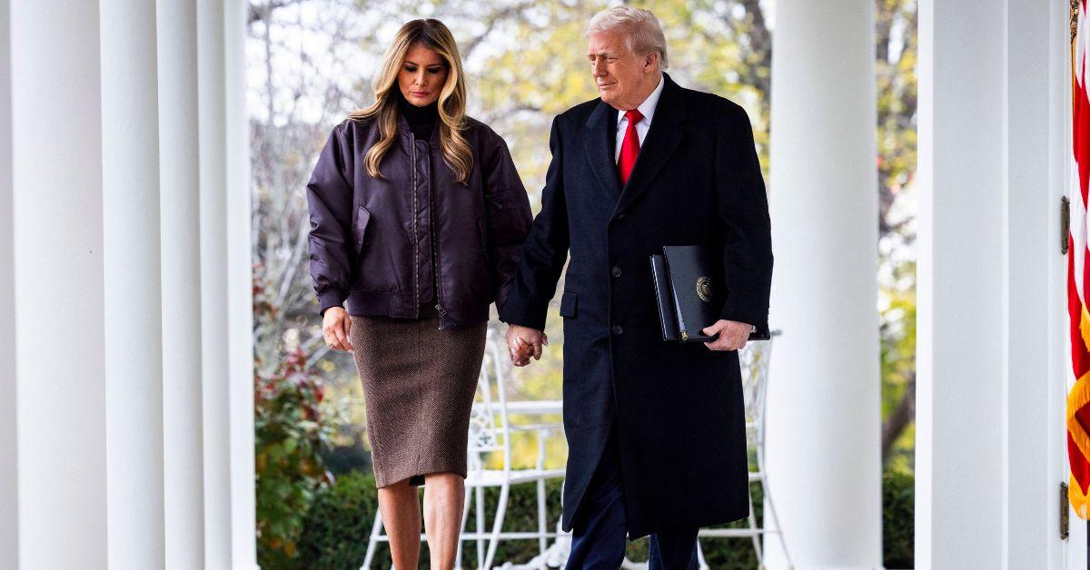 image of Donald Trump looked back on the time the FBI raided his Mar-a-Lago home in 2022.